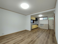 家族が自然に集りそうな広さが魅力のLDK。