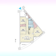 ゆとりある空間構成で、心地よい日常を