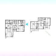 2つのフロアに広がるゆとりある空間設計は、家族の成長やライフスタイルの変化に寄り添い、日々の暮らしに心地よいリズムをもたらします