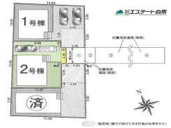 2号棟 カースペース2台駐車可能です。(車種による)