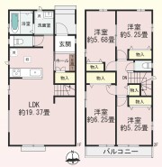 B号棟 間取り図