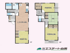 全居室6帖以上のゆとりある間取りです。