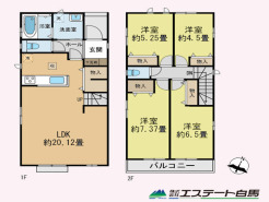 C号棟 家族の顔が見えるリビングイン階段