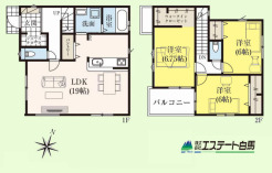 1号棟 間取り図