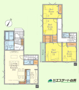 ゆとりある約20帖のLDK