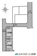 3号棟 開放感のある北西角地です。