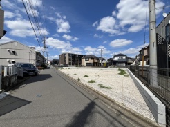 1号地 五感で感じる、現地でしかわからない事も沢山ございます。周辺環境なども一緒にご案内いたしますのでお気軽にお問合せください。