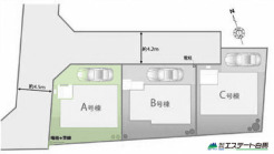A号棟 角地で開放感あります
