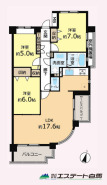 上住戸なしの角部屋で開放感がございます。