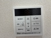 【給湯機操作パネル】