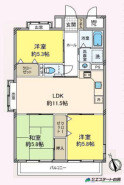 角部屋で開放感あります