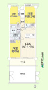 専用庭のある住戸