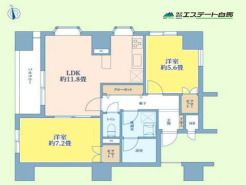 北西角部屋で開放感あります
