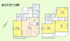 全居室2面採光で各居室に陽が入る造りです。
陽当たり具合などは現地でご確認下さい。