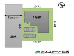 カースペース並列2台駐車可能です。