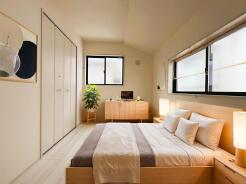 2面採光を確保した明るい室内は、爽やかな風を感じる居心地の良い空間です。