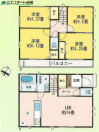 角地に面しているので解放感もあり各居室に光が入ります。