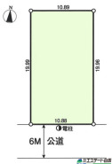 南道路の整形地