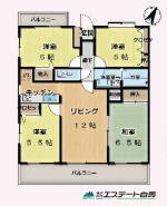 風通しの良い角部屋です。
