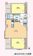 開放感のある角部屋です。