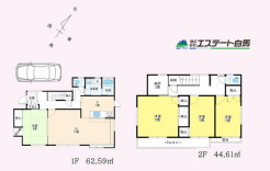 全居室が南向きで明るい戸建てです。ご見学も出来ますのでお気軽にお問合せ下さい。