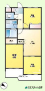 リフォーム済みの3DK。