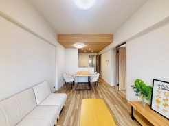 リビングは家具の配置も思いのまま。自由度が高い設計です。