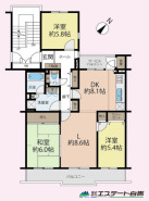 専用庭付きのお部屋です。