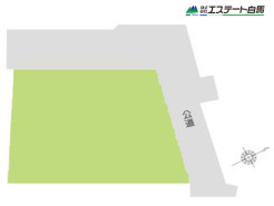 角地で開放感あります