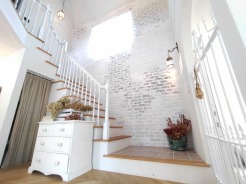 こだわりのリビング階段。