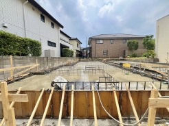 住まいづくりがここから始まる、新しい未来への期待が膨らむ広々とした敷地です。