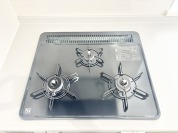 【三口ガスコンロ】