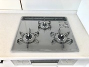 【三口ガスコンロ】