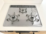 【三口ガスコンロ】