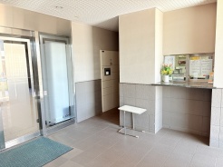 管理人室の窓口もあります。