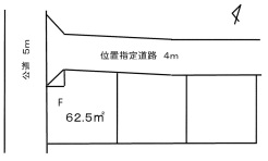 F号地 現況と相違がある場合は現況を優先させていただきます。