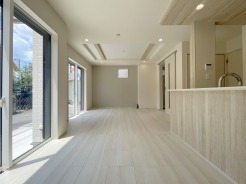 開放感と採光にこだわったLDK。