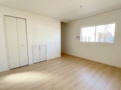 1号棟 完成済み、実物をじっくりチェックできます。