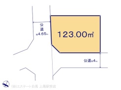 A号地 図面と異なる場合は現況を優先