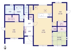 1号棟 図面と現況が異なる場合は現況を優先させていただきます。