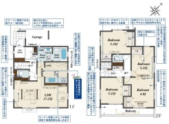 1号棟 図面と現況が異なる場合は現況を優先させていただきます。