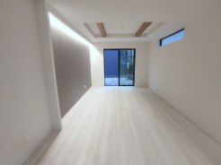 5号棟 ご家族みんながゆったりくつろげる広々リビング。