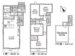 2号棟 図面と現況が異なる場合は現況を優先させていただきます。
