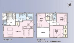 2号棟 図面と現況が異なる場合は現況を優先させていただきます。