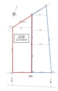 A号地 図面と現況が異なる場合は現況を優先させていただきます。