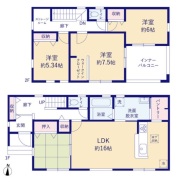 1号棟 図面と現況が異なる場合は現況を優先させていただきます。