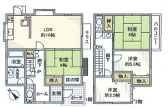 図面と現況が異なる場合は現況を優先させていただきます。