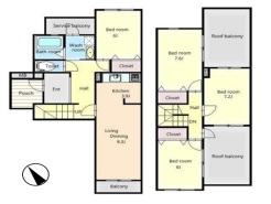 図面と現況が異なる場合は現況を優先させていただきます。