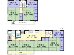 図面と現況が異なる場合は現況を優先させていただきます。