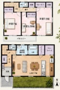 図面と現況が異なる場合は現況を優先させていただきます。